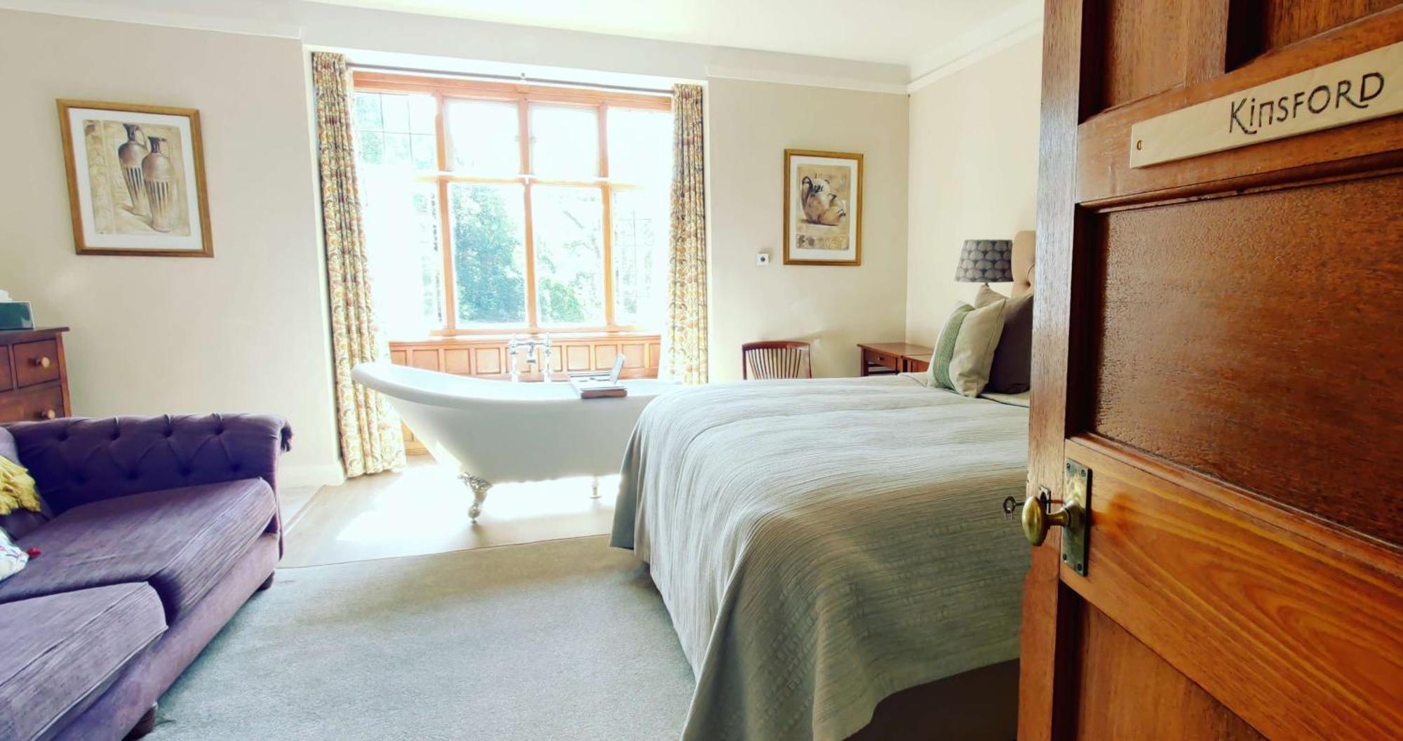 Luxury Bed And Breakfast At Bossington Hall In Exmoor, Somerset Порлок Экстерьер фото