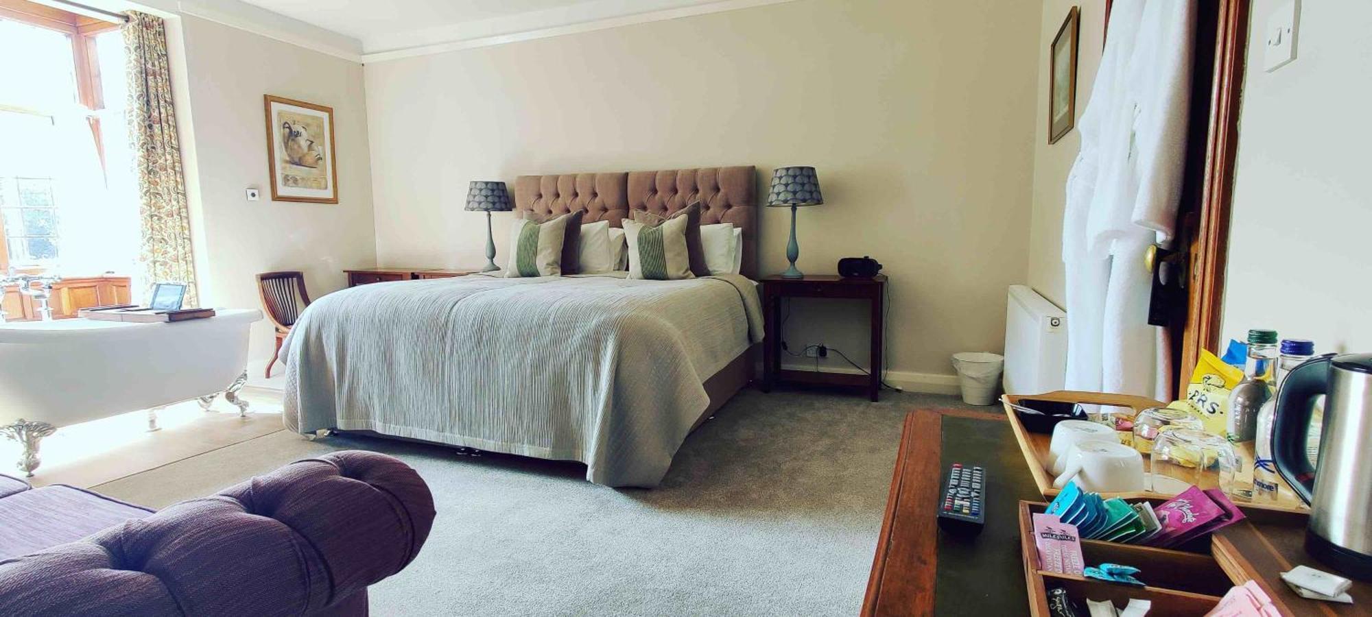 Luxury Bed And Breakfast At Bossington Hall In Exmoor, Somerset Порлок Номер фото